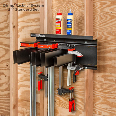 Woodpeckers CRIS-32 Clamp Rack-It System - 32 Inch Base plus 3 Large Arm Sets plus 2 Small Arm Sets