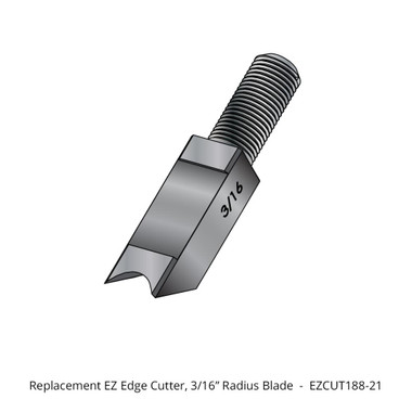Woodpeckers EZCUT250-21 Replacement EZ Edge Cutter, 1/4 Inch Radius