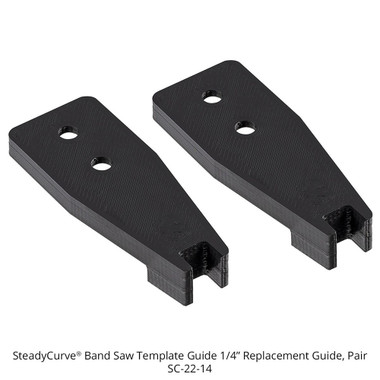 Woodpeckers SC-22-14 SteadyCurve Band Saw Template Guide - Replacement 1/4 Inch Guide - 2 Pack