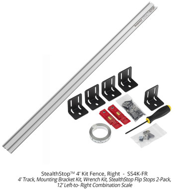 Woodpeckers SS4K-FR StealthStop 4 Foot Kit - Fence, Right