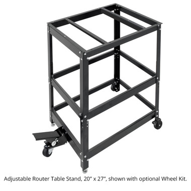 Woodpeckers RTS2037-22 Adjustable Router Table Stand 20 Inch x 37 Inch