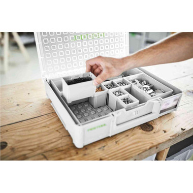 Festool 204859: Clear Storage Boxes, Dimensions 1.97x3.94x2.68