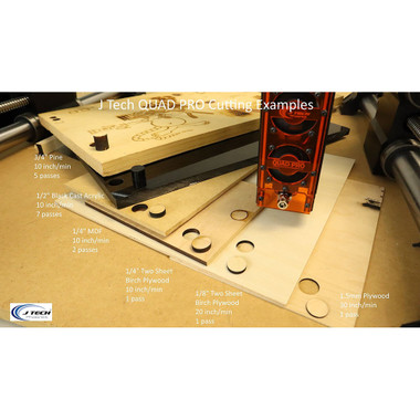 Onefinity CNC J Tech 24W QUAD PRO Laser With Air Assist!
