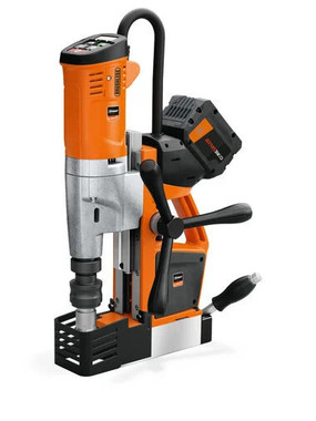 FEIN 71700564090 18V Universal Magnetic Base Drill, up to 1-3/8 Inch Cordless Kit with 5 Cutters