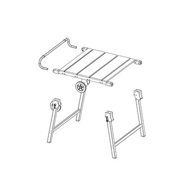 Onefinity CNC Rolling-Folding Stand Leg Kit Woodworker