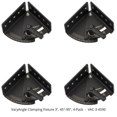 Woodpeckers VAC-3-90180S VaryAngle Clamping Fixture - 3 Inch - 90-180 degree - Single