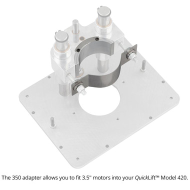 Woodpeckers QL420-HDS-23 Quicklift 420 HDS - Steel Plate - Fits 4.2 Inch router motors