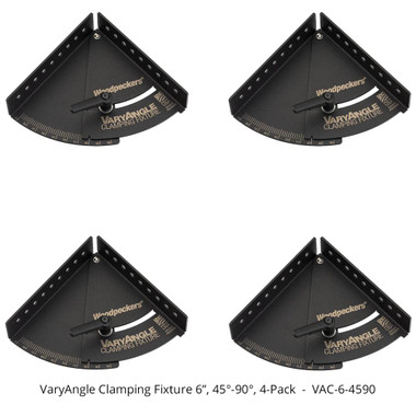 Woodpeckers VAC-6-2245S VaryAngle Clamping Fixture - 6 Inch - 22.5-45 degree - Single