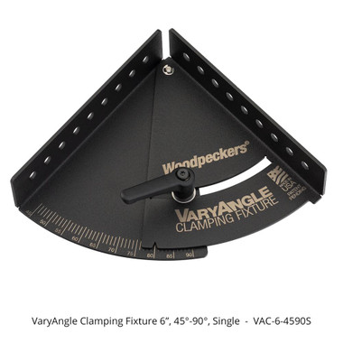 Woodpeckers VAC-6-2245S VaryAngle Clamping Fixture - 6 Inch - 22.5-45 degree - Single