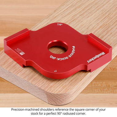 Woodpeckers RQJ11811423 Radius Quick Jig - 1-1/8 Inch and 1-1/4 Inch