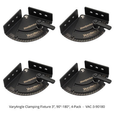 Woodpeckers VAC-6-90180S VaryAngle Clamping Fixture - 6 Inch - 90-180 degree - Single