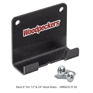 Woodpeckers HRSETMM-20 150 mm, 300 mm, 600 mm Hook Rules with Rack-Its