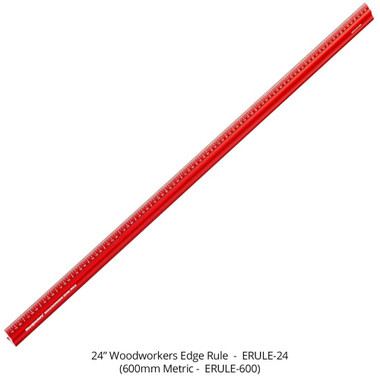 Woodpeckers ERULE-I-KIT Woodworkers Edge Rule Kit - Inch + Edge Rule Rack-It and 4 Stops