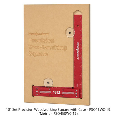 Woodpeckers PSQ26-19 Precision Woodworking Square 26 Inch with Rack-It