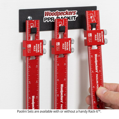 Woodpeckers PPR-150-19 Paolini Pocket Rule -150 mm Aluminum