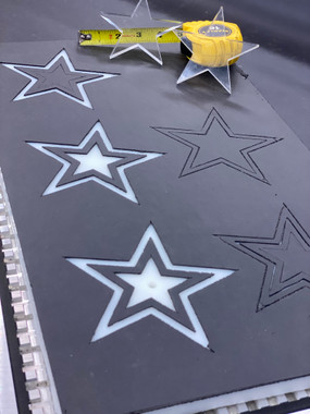 All Star CNC Spoilboard Cover For Onboard Dedicated Fixture Application 1/16Th Thick By 56 Inch Wide X 12 Feet In Length