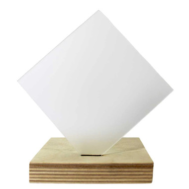 Acrylic - Frosted Clear - 1/8" Thickness, 12" x 12"