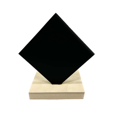 Acrylic - Matte Black - 1/8" Thickness, 18" x 32"