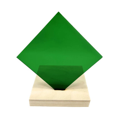 Acrylic - Transparent Green - 1/8" Thickness, 18" x 32"