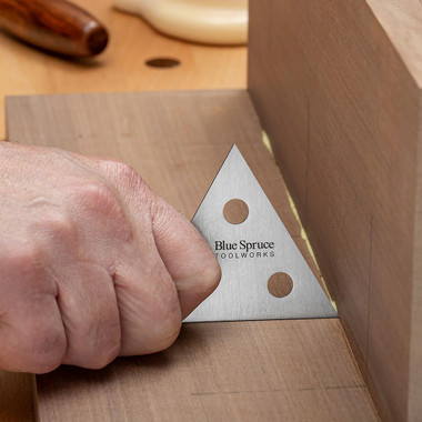 Blue Spruce Toolworks CRDSCRP-TRI6 Card Scraper 6 Inch Triangle