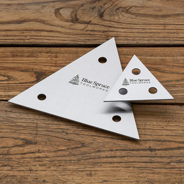 Blue Spruce Toolworks CRDSCRP-TRI6 Card Scraper 6 Inch Triangle