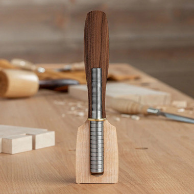 Blue Spruce Toolworks MRDBRW13BR Round Mallet, Bolivian Rosewood Handle, 11-13 Oz, Brass Ring