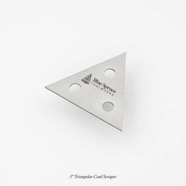 Blue Spruce Toolworks Triangle Card Scrapers
