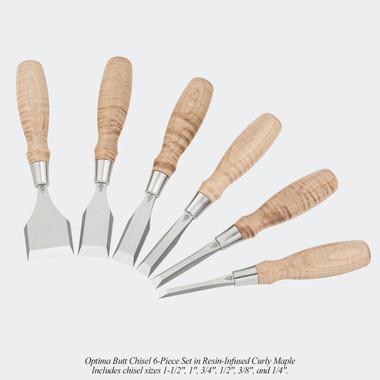 Blue Spruce Toolworks Optima Butt Chisels