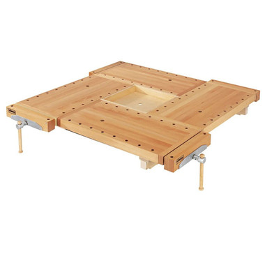 Sjobergs Kvadraten Beech Tops x 4 + 16 Bench Dogs