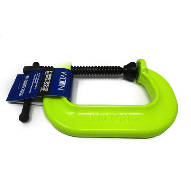 Wilton WL9-14301 403Sf, 400 Series HI-VIS Safety C-Clamp, 0 Inch - 3 Inch Jaw Opening, 2-7/16 Inch Throat Depth
