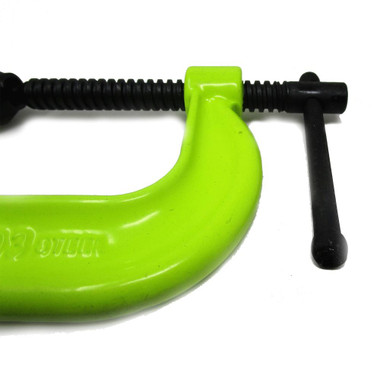 Wilton WL9-14301 403Sf, 400 Series HI-VIS Safety C-Clamp, 0 Inch - 3 Inch Jaw Opening, 2-7/16 Inch Throat Depth