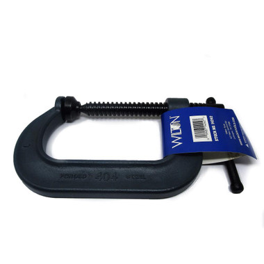 Wilton WL9-14242 404, Drop Forged C-Clamp, 0 - 4-1/4 Inch Opening, 3-1/4 Inch Throat Depth