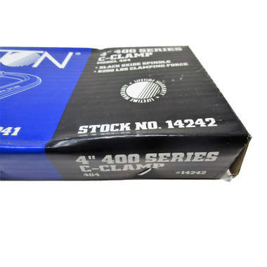 Wilton WL9-14242 404, Drop Forged C-Clamp, 0 - 4-1/4 Inch Opening, 3-1/4 Inch Throat Depth