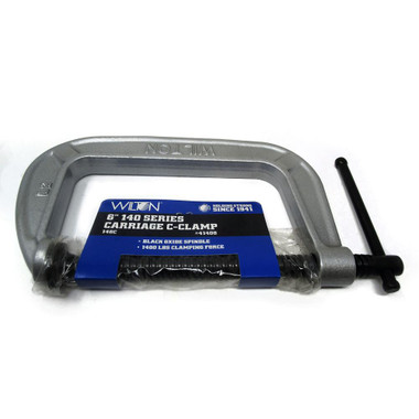 Wilton WL9-41408 146C, 140 Series C-Clamp, 0 Inch - 6 Inch Jaw Opening, 3-1/4 Inch Throat Depth (6 Pack)