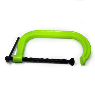 Wilton WL9-14306 410Sf, 400 Series HI-VIS Safety C-Clamp, 2 Inch - 10-1/8 Inch Jaw Opening, 5-7/8 Inch Throat Depth