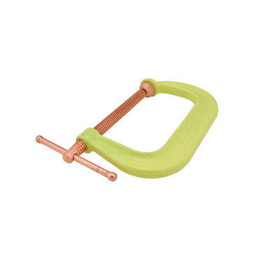 Wilton WL9-20479 402Cs, Spark-Duty Drop Forged HI-VIS C-Clamp 0 - 2-1/8 Inch Opening, 2-1/4 Inch Throat Depth