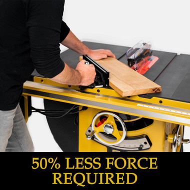 Powermatic PM9-PM25350RKT-4 ArmorGlide PM2000T 10 Inch Table Saw, 50 Inch Rip, Router Lift, 5HP, 3PH, 460V