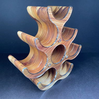 8 bottle Wine Rack Router Template (Clear Acrylic)