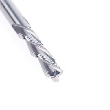 Amana Tool 59526 CNC-Vollhartmetall Spiral High Helix Ripper 1/2 Dia x 2 Cut Height x 1/2 Shank x 4-1/2 Inch Long Down-Cut 3-Flute Router Bit