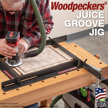 Upgrade your shop with the Woodpeckers Juice Groove Jig