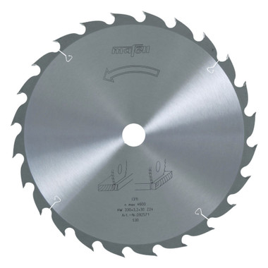Mafell 092571 Tct Saw Blade 330 X 2,2/3,2 X 30 Mm, 24 Teeth, At