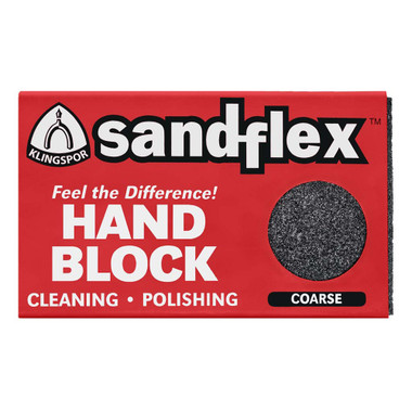 KLINGSPOR Sandflex Rubber Cleaning Eraser Multi-Purpose, Rust Remover, Coarse 60 Grit