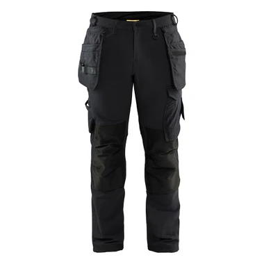 Blaklader 4-Way stretch Work Pants - Black - Waist Size: 42 - Inseam: 34"