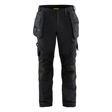 Blaklader 4-Way stretch Work Pants - Black - Waist Size: 38 - Inseam: 32"