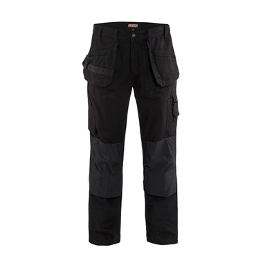 Blaklader BANTAM Work Pants with Utility Pockets - Black - Waist Size: 42 - Inseam: 30"