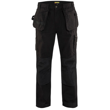 Blaklader BRAWNY Work Pants with Utility Pockets - Black - Waist Size: 42 - Inseam: 34"