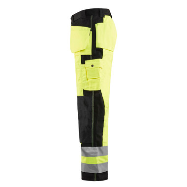 Blaklader Hi-Vis Work Pants - Yellow Hi-viz/Black