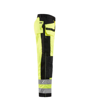 Blaklader Hi-Vis Work Pants - Yellow Hi-viz/Black