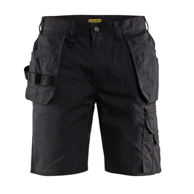 Blaklader Ripstop Shorts with Utility Pockets - Black - Size: 44