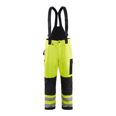 Blaklader HI-VIS SHELL PANTS - Yellow Hi-viz/Black - Size: XXXL
